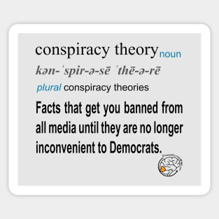 Conspiracy Theory Defined Sticker